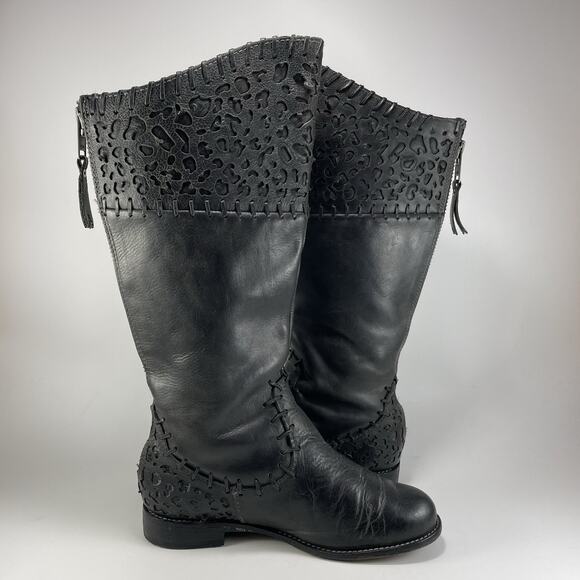 Corral Charlie Riding Boot Womens Size 8 M Indie Spirit Black Western Cowgirl - Picture 4 of 10